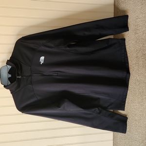 EUC Womens The North Face quarter-zip sweatshirt medium black